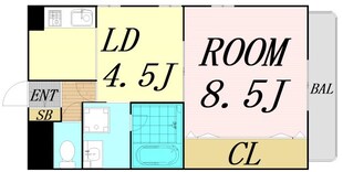 東淀川駅 徒歩8分 4階の物件間取画像